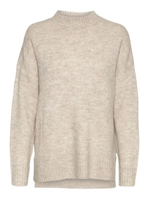 Vero Moda Sweter "Lefile" w kolorze piaskowym rozmiar: XL