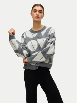 Vero Moda Sweter Love 10331432 Szary Regular Fit