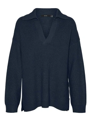 Vero Moda Sweter "Luna" w kolorze granatowym rozmiar: M