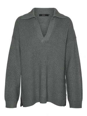 Vero Moda Sweter "Luna" w kolorze szarym rozmiar: S