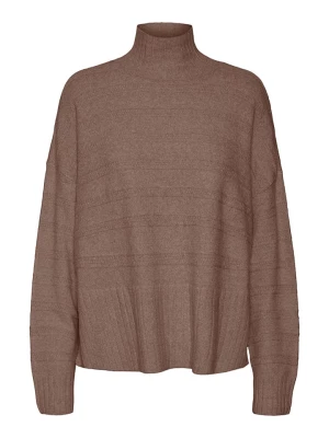 Vero Moda Sweter "Vmdoffy" w kolorze brązowym rozmiar: M