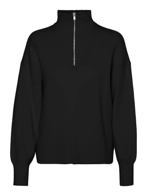 Vero Moda Sweter "Vmgoldneedle" w kolorze czarnym rozmiar: XS