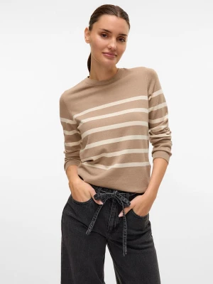 Vero Moda Sweter w kolorze beżowo-kremowym rozmiar: L