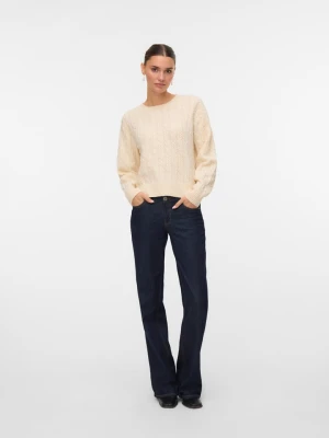 Vero Moda Sweter w kolorze beżowym rozmiar: L