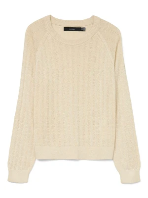 Vero Moda Sweter w kolorze beżowym rozmiar: L