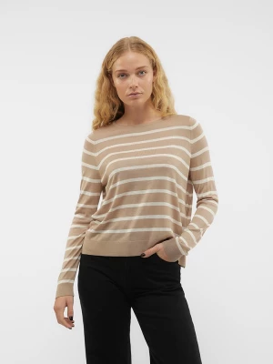 Vero Moda Sweter w kolorze beżowym rozmiar: XS