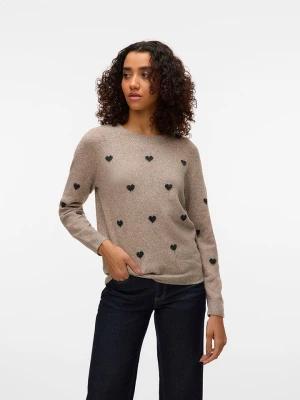 Vero Moda Sweter w kolorze beżowym rozmiar: XL