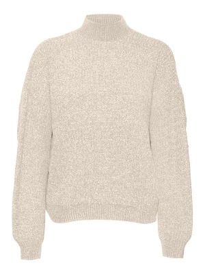 Vero Moda Sweter w kolorze beżowym rozmiar: L