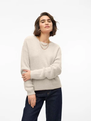 Vero Moda Sweter w kolorze beżowym rozmiar: L