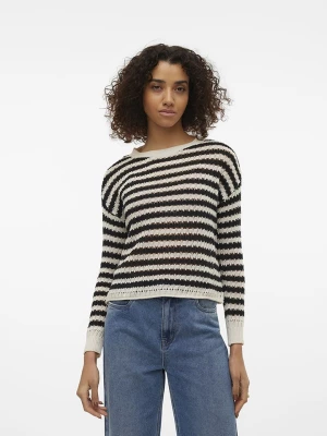 Vero Moda Sweter w kolorze biało-czarnym rozmiar: XL