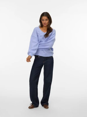 Vero Moda Sweter w kolorze błękitnym rozmiar: XS