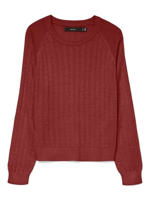 Vero Moda Sweter w kolorze bordowym rozmiar: M
