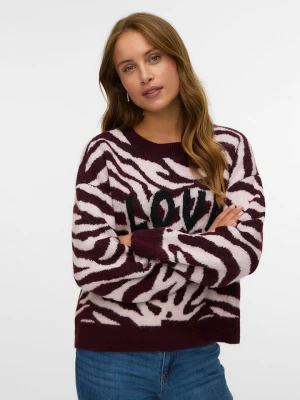 Vero Moda Sweter w kolorze bordowym rozmiar: M