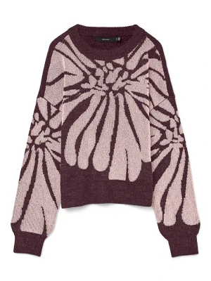 Vero Moda Sweter w kolorze bordowym rozmiar: L