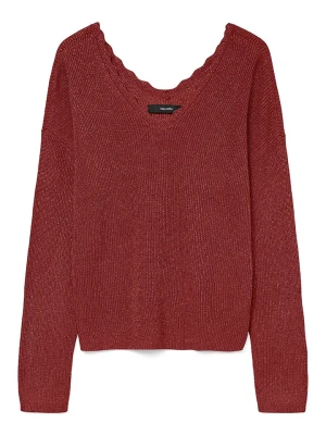 Vero Moda Sweter w kolorze bordowym rozmiar: XL