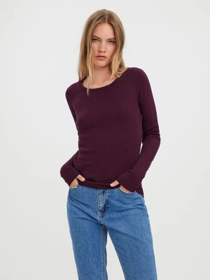 Vero Moda Sweter w kolorze bordowym rozmiar: M