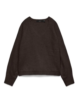 Vero Moda Sweter w kolorze brązowym rozmiar: XS