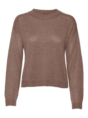 Vero Moda Sweter w kolorze brązowym rozmiar: XL