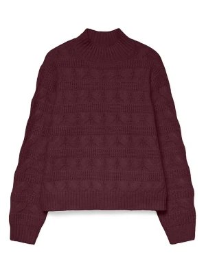 Vero Moda Sweter w kolorze ciemnofioletowym rozmiar: XS