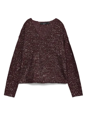 Vero Moda Sweter w kolorze ciemnofioletowym rozmiar: XL
