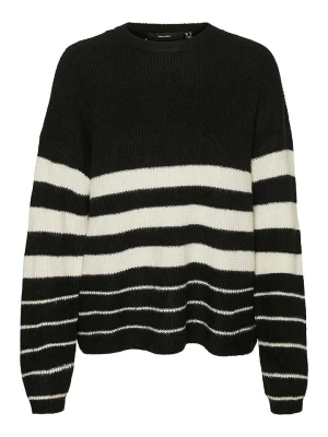 Vero Moda Sweter w kolorze czarno-białym rozmiar: XXL