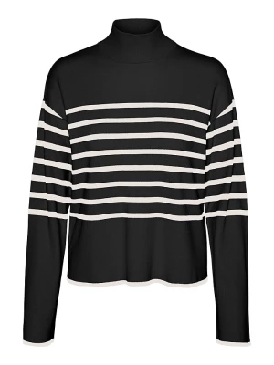 Vero Moda Sweter w kolorze czarno-kremowym rozmiar: XL