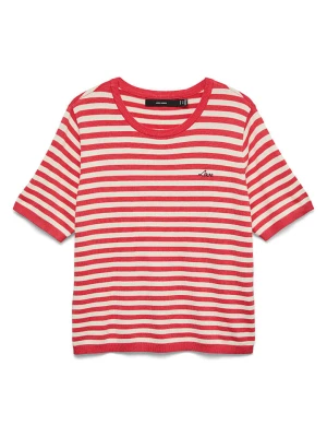 Vero Moda Sweter w kolorze czerwono-białym rozmiar: S
