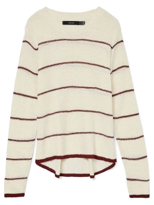 Vero Moda Sweter w kolorze czerwono-kremowym rozmiar: S