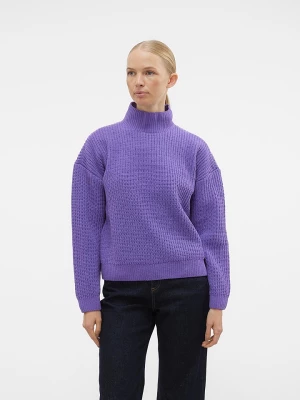 Vero Moda Sweter w kolorze fioletowym rozmiar: XS