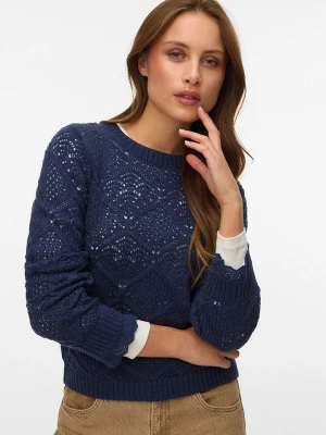Vero Moda Sweter w kolorze granatowym rozmiar: XL