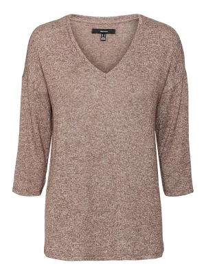 Vero Moda Sweter w kolorze jasnobrązowym rozmiar: S