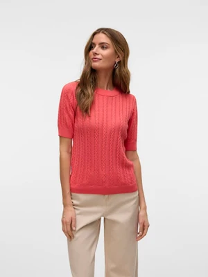 Vero Moda Sweter w kolorze koralowym rozmiar: M