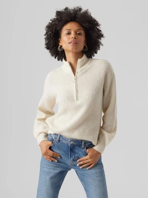 Vero Moda Sweter w kolorze kremowym rozmiar: L