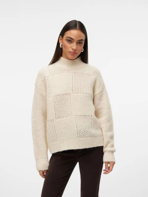 Vero Moda Sweter w kolorze kremowym rozmiar: L