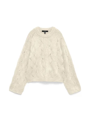 Vero Moda Sweter w kolorze kremowym rozmiar: XL