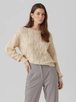 Vero Moda Sweter w kolorze kremowym rozmiar: XS