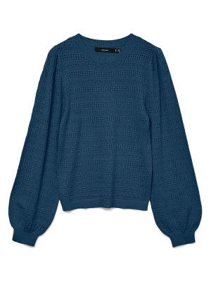 Vero Moda Sweter w kolorze niebieskim rozmiar: L