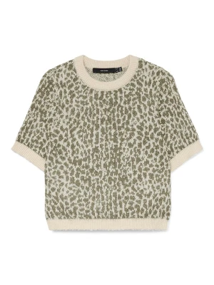 Vero Moda Sweter w kolorze oliwkowo-beżowym rozmiar: XL