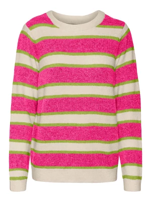 Vero Moda Sweter w kolorze różowo-kremowym rozmiar: S