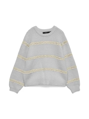 Vero Moda Sweter w kolorze szarym rozmiar: L