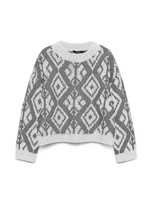 Vero Moda Sweter w kolorze szarym rozmiar: XL