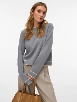 Vero Moda Sweter w kolorze szarym rozmiar: S