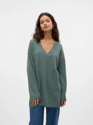 Vero Moda Sweter w kolorze zielonoszarym rozmiar: M