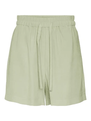 Vero Moda Szorty "Carmen" w kolorze zielonym rozmiar: XS