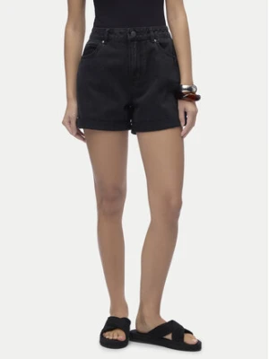 Vero Moda Szorty jeansowe Zuri 10279493 Czarny Regular Fit