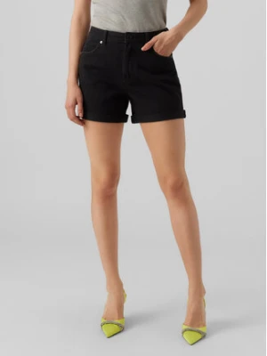 Vero Moda Szorty jeansowe Zuri 10279493 Czarny Regular Fit