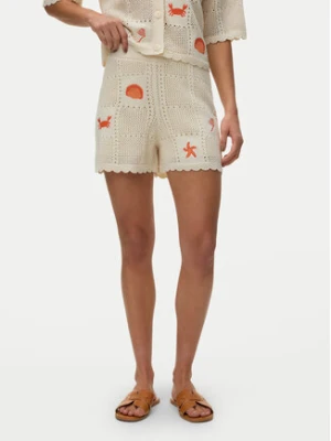 Vero Moda Szorty materiałowe Esmey 10350992 Beżowy jasny Regular Fit