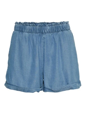 Vero Moda Szorty materiałowe Harper 10283731 Niebieski Regular Fit