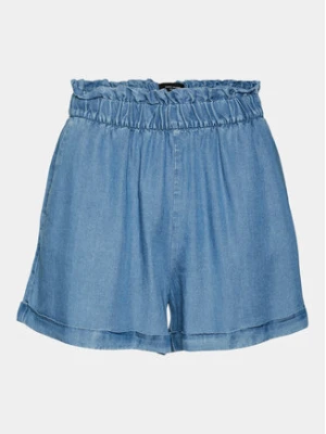 Vero Moda Szorty materiałowe Harper 10283731 Niebieski Regular Fit