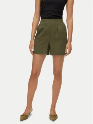 Vero Moda Szorty materiałowe Jesmilo 10279694 Zielony Regular Fit